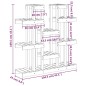 vidaXL Soporte plantas madera maciza pino marrón miel 104,5x25x109,5cm vidaXL Soporte plantas madera maciza pino marrón miel 104,5x25x109,5cm