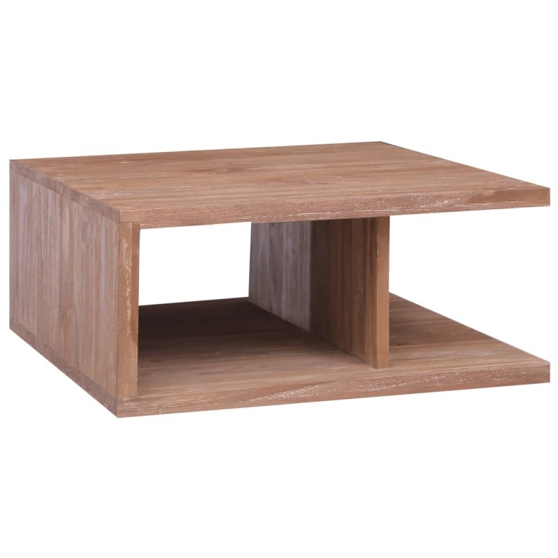 vidaXL Mesa de centro de madera maciza de teca 170x70x30 cm vidaXL Mesa de centro de madera maciza de teca 170x70x30 cm