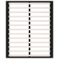 vidaXL Estructura de cama madera maciza negro 120x200 cm vidaXL Estructura de cama madera maciza negro 120x200 cm