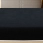 vidaXL Sábanas bajeras jersey 2 uds algodón negro 90x200 cm vidaXL Sábanas bajeras jersey 2 uds algodón negro 90x200 cm