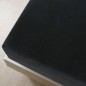 vidaXL Sábanas bajeras jersey 2 uds algodón negro 90x200 cm vidaXL Sábanas bajeras jersey 2 uds algodón negro 90x200 cm