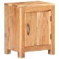 vidaXL Mesita de noche de madera maciza de acacia 40x30x50 cm vidaXL Mesita de noche de madera maciza de acacia 40x30x50 cm