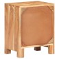 vidaXL Mesita de noche de madera maciza de acacia 40x30x50 cm vidaXL Mesita de noche de madera maciza de acacia 40x30x50 cm