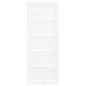 vidaXL Puerta de granero madera maciza pino blanca 80x1,8x204,5 cm