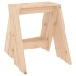 vidaXL Taburetes 2 unidades madera maciza de pino 40x40x45 cm vidaXL Taburetes 2 unidades madera maciza de pino 40x40x45 cm
