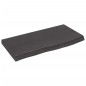 vidaXL Estante pared madera roble tratada marrón oscuro 60x30x(2-4) cm vidaXL Estante pared madera roble tratada marrón oscuro 60x30x(2-4) cm