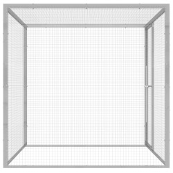 vidaXL Jaula para gatos acero galvanizado 1,5x1,5x1,5 m