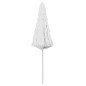vidaXL Sombrilla de playa Hawaii blanca 300 cm vidaXL Sombrilla de playa Hawaii blanca 300 cm