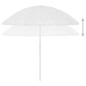 vidaXL Sombrilla de playa Hawaii blanca 300 cm vidaXL Sombrilla de playa Hawaii blanca 300 cm