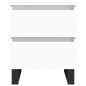 vidaXL Mesita de noche madera contrachapada blanco 40x35x50 cm vidaXL Mesita de noche madera contrachapada blanco 40x35x50 cm