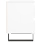 vidaXL Mesita de noche madera contrachapada blanco 40x35x50 cm vidaXL Mesita de noche madera contrachapada blanco 40x35x50 cm