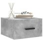vidaXL Mesitas de noche de pared 2 uds color gris hormigón 35x35x20 cm vidaXL Mesitas de noche de pared 2 uds color gris hormigón 35x35x20 cm