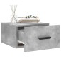 vidaXL Mesitas de noche de pared 2 uds color gris hormigón 35x35x20 cm vidaXL Mesitas de noche de pared 2 uds color gris hormigón 35x35x20 cm