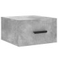 vidaXL Mesitas de noche de pared 2 uds color gris hormigón 35x35x20 cm vidaXL Mesitas de noche de pared 2 uds color gris hormigón 35x35x20 cm