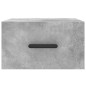 vidaXL Mesitas de noche de pared 2 uds color gris hormigón 35x35x20 cm vidaXL Mesitas de noche de pared 2 uds color gris hormigón 35x35x20 cm