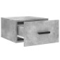 vidaXL Mesitas de noche de pared 2 uds color gris hormigón 35x35x20 cm vidaXL Mesitas de noche de pared 2 uds color gris hormigón 35x35x20 cm