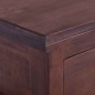vidaXL Mesita de noche madera maciza de caoba marrón clásico vidaXL Mesita de noche madera maciza de caoba marrón clásico