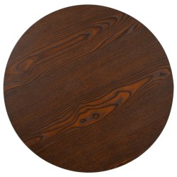 vidaXL Mesa de bistró MDF marrón oscuro 60 cm 