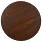 vidaXL Mesa de bistró MDF marrón oscuro 60 cm vidaXL Mesa de bistró MDF marrón oscuro 60 cm