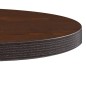 vidaXL Mesa de bistró MDF marrón oscuro 60 cm vidaXL Mesa de bistró MDF marrón oscuro 60 cm