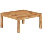 vidaXL Mesa de centro de madera maciza de acacia 80x80x40 cm vidaXL Mesa de centro de madera maciza de acacia 80x80x40 cm
