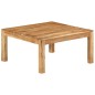 vidaXL Mesa de centro de madera maciza de acacia 80x80x40 cm vidaXL Mesa de centro de madera maciza de acacia 80x80x40 cm