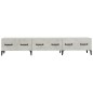 vidaXL Mueble de TV madera contrachapada gris hormigón 150x34,5x30 cm vidaXL Mueble de TV madera contrachapada gris hormigón 150x34,5x30 cm