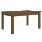 vidaXL Mesa de centro madera maciza de pino marrón miel 80x50x40 cm vidaXL Mesa de centro madera maciza de pino marrón miel 80x50x40 cm