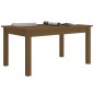 vidaXL Mesa de centro madera maciza de pino marrón miel 80x50x40 cm vidaXL Mesa de centro madera maciza de pino marrón miel 80x50x40 cm