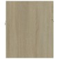 vidaXL Set de muebles de baño 2 pzas contrachapada color roble Sonoma