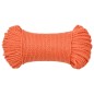vidaXL Cuerda de trabajo polipropileno naranja 8 mm 50 m vidaXL Cuerda de trabajo polipropileno naranja 8 mm 50 m
