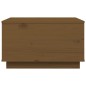 vidaXL Mesa de centro madera maciza de pino marrón miel 60x50x35 cm