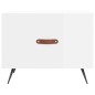 vidaXL Mesa de centro madera de ingeniería brillo blanco 50x50x40 cm vidaXL Mesa de centro madera de ingeniería brillo blanco 50x50x40 cm