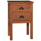 vidaXL Mesita de noche de madera maciza de teca 40x35x60 cm vidaXL Mesita de noche de madera maciza de teca 40x35x60 cm