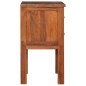vidaXL Mesita de noche de madera maciza de teca 40x35x60 cm vidaXL Mesita de noche de madera maciza de teca 40x35x60 cm