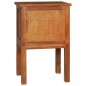 vidaXL Mesita de noche de madera maciza de teca 40x35x60 cm vidaXL Mesita de noche de madera maciza de teca 40x35x60 cm