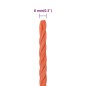 vidaXL Cuerda de trabajo polipropileno naranja 8 mm 50 m vidaXL Cuerda de trabajo polipropileno naranja 8 mm 50 m