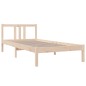 vidaXL Estructura de cama de madera maciza 90x200 cm