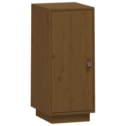 vidaXL Aparador de madera maciza de pino marrón miel 34x40x75 cm