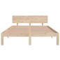 vidaXL Estructura de cama madera maciza de pino 140x200 cm