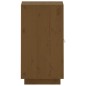 vidaXL Aparador de madera maciza de pino marrón miel 34x40x75 cm vidaXL Aparador de madera maciza de pino marrón miel 34x40x75 cm