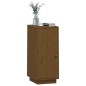 vidaXL Aparador de madera maciza de pino marrón miel 34x40x75 cm vidaXL Aparador de madera maciza de pino marrón miel 34x40x75 cm