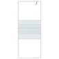 vidaXL Mampara de ducha vidrio ESG transparente blanco 80x195 cm vidaXL Mampara de ducha vidrio ESG transparente blanco 80x195 cm