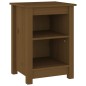 vidaXL Mesita de noche madera maciza de pino marrón miel 40x35x55 cm vidaXL Mesita de noche madera maciza de pino marrón miel 40x35x55 cm