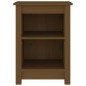 vidaXL Mesita de noche madera maciza de pino marrón miel 40x35x55 cm vidaXL Mesita de noche madera maciza de pino marrón miel 40x35x55 cm