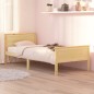 vidaXL Estructura de cama madera maciza de pino 90x200 cm vidaXL Estructura de cama madera maciza de pino 90x200 cm