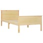 vidaXL Estructura de cama madera maciza de pino 90x200 cm vidaXL Estructura de cama madera maciza de pino 90x200 cm