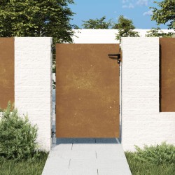 vidaXL Puerta de jardín acero corten 85x150 cm
