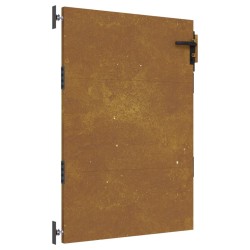 vidaXL Puerta de jardín acero corten 85x150 cm
