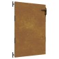 vidaXL Puerta de jardín acero corten 85x150 cm